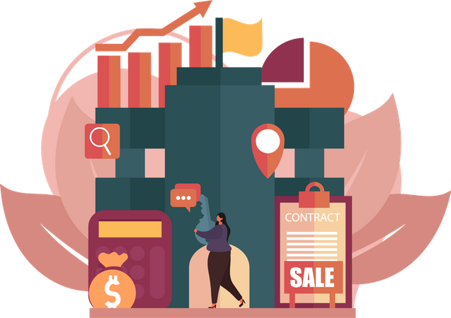 Propriedade imobiliária  Ilustração
