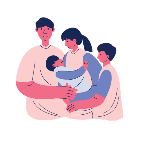 Proteção Familiar  Ilustração