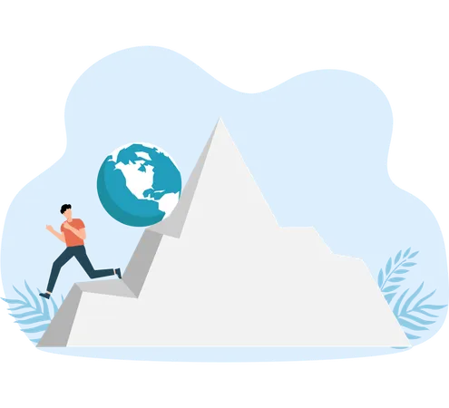 Recessão econômica mundial e crise financeira global  Ilustração