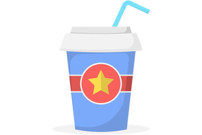 Drinque suave  Ilustração