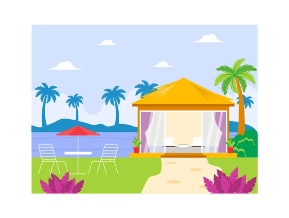 Resort  일러스트레이션