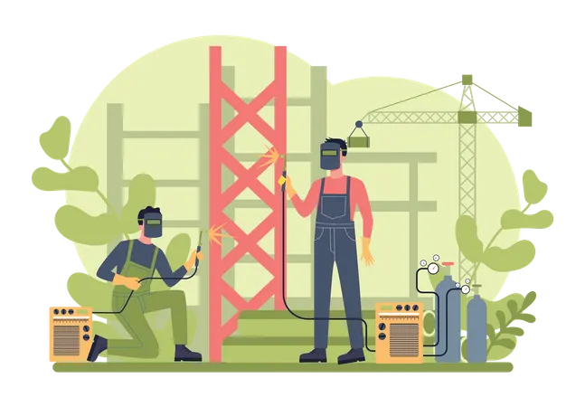 Service de soudage des métaux  Illustration