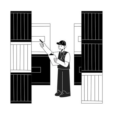 Shipping service  Illustration