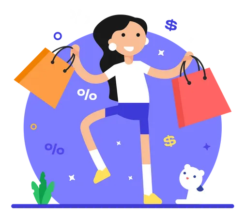 Shopping  Illustration