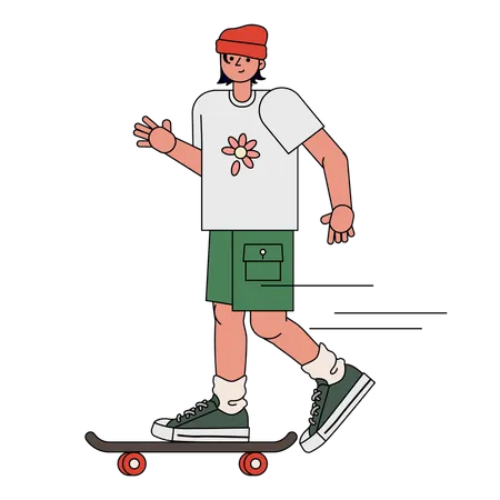 Skater  일러스트레이션
