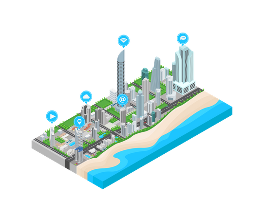 Smart City  Illustration