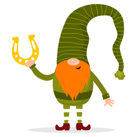 St. Patrick day gnomes  イラスト