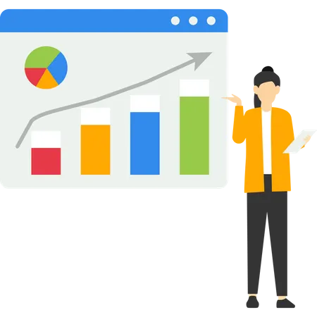 Stock Market Data 일러스트레이션