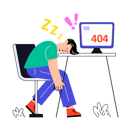 Suche nicht gefunden  Illustration