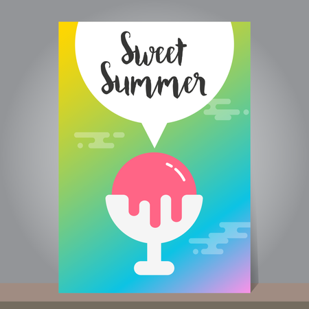 Summer Banner  Illustration