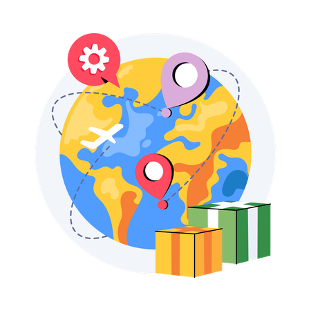 Supply Chain  Illustration