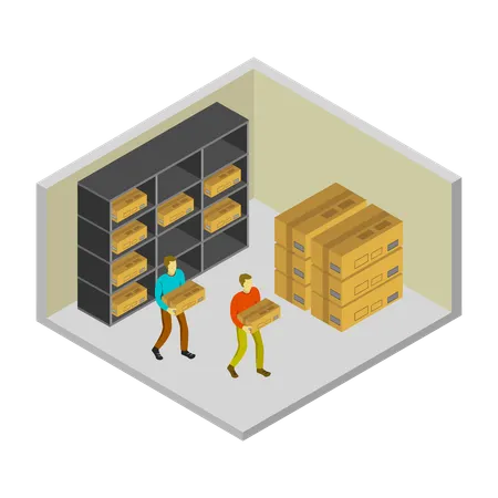 Supply storage  Illustration