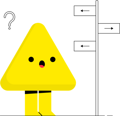 Surprised personality  Illustration