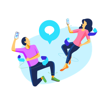 Sweet Conversation  Illustration