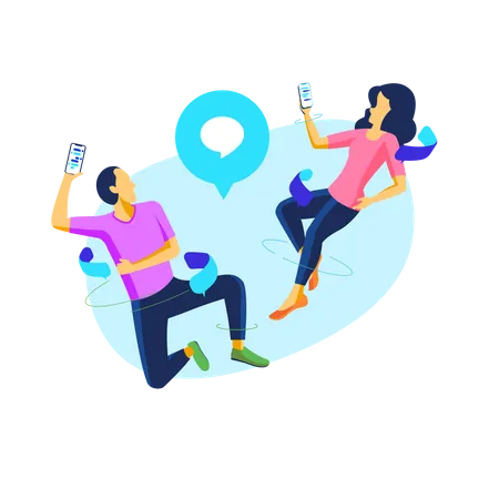 Sweet Conversation  Illustration