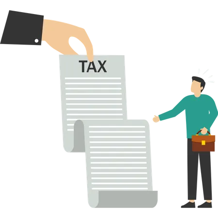 Tax burden  Illustration