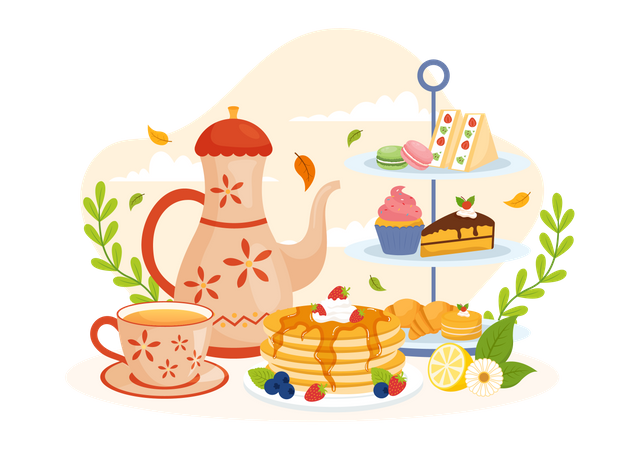 Tea Time  イラスト