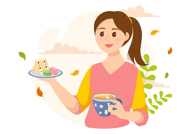 Tea Time  イラスト