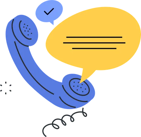 Teléfono del cliente  Ilustración