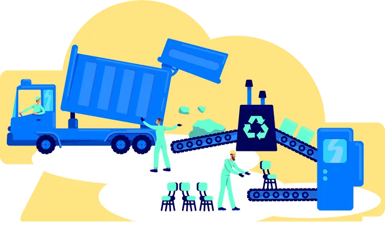Traitement des déchets  Illustration