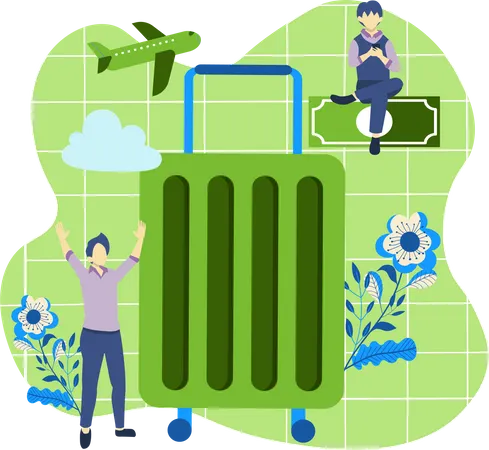Travel bag  Illustration