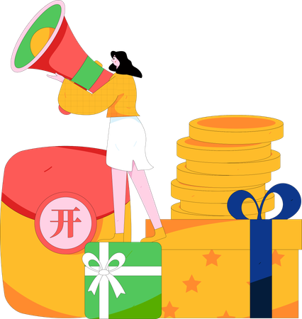 Vente de vacances  Illustration