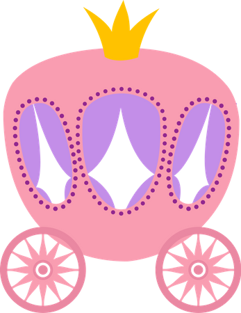 Véhicule de conte de fées  Illustration