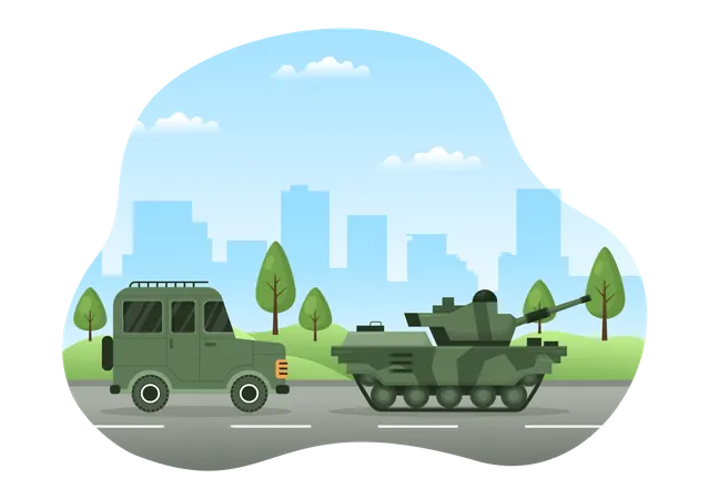 Veículo Militar  Ilustração