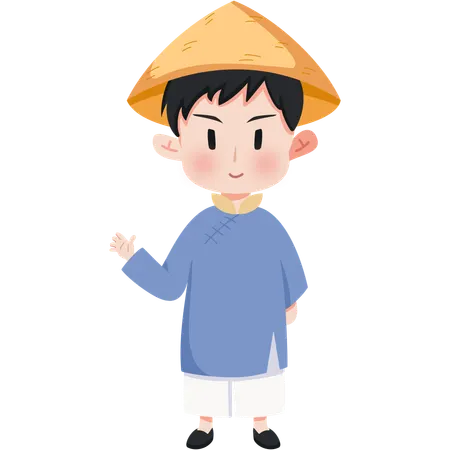 Vietnam Ao Dai  Ilustración