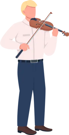 Violinist  Illustration