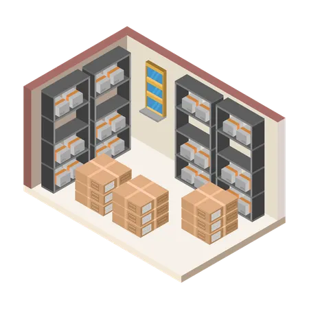 Warehouse  Illustration