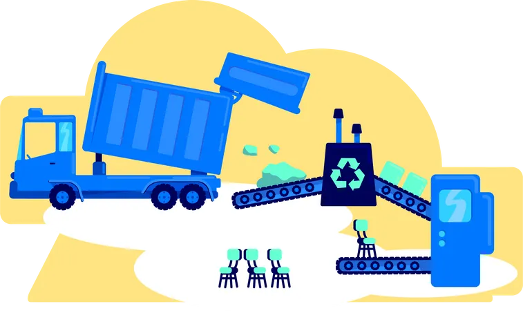 Waste management  イラスト