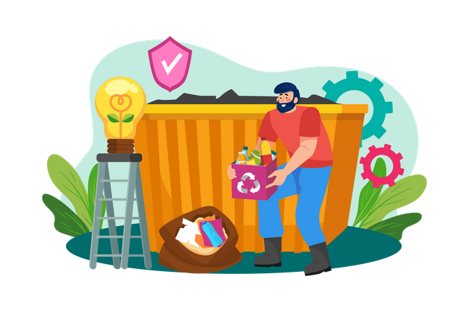 Waste Management  イラスト