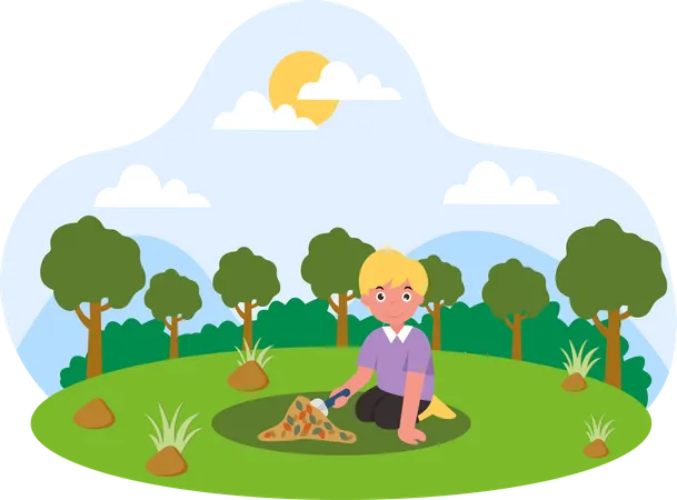Waste management  イラスト