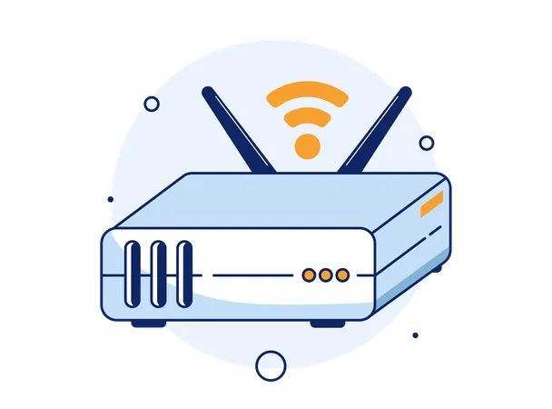 Wifi Modem  Illustration