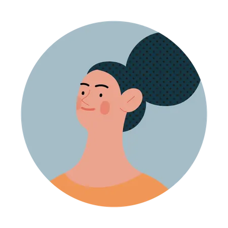 Young girl  Illustration