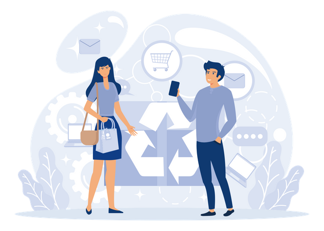 Zero waste technology  Illustration